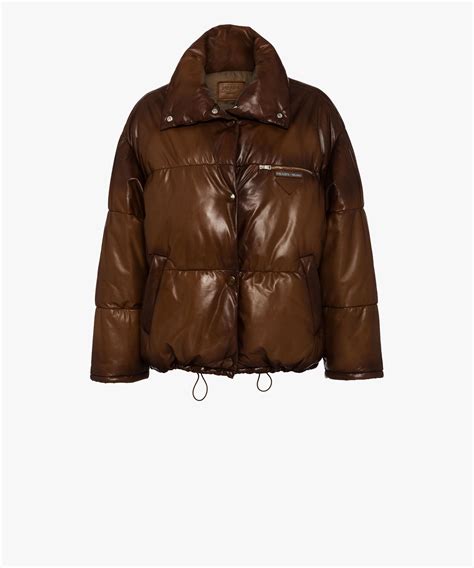 prada waxed jacket|prada jacket women's.